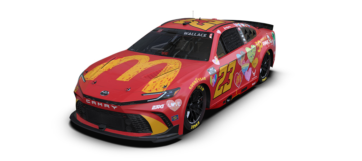 Bubba Wallace McDonald's race car 