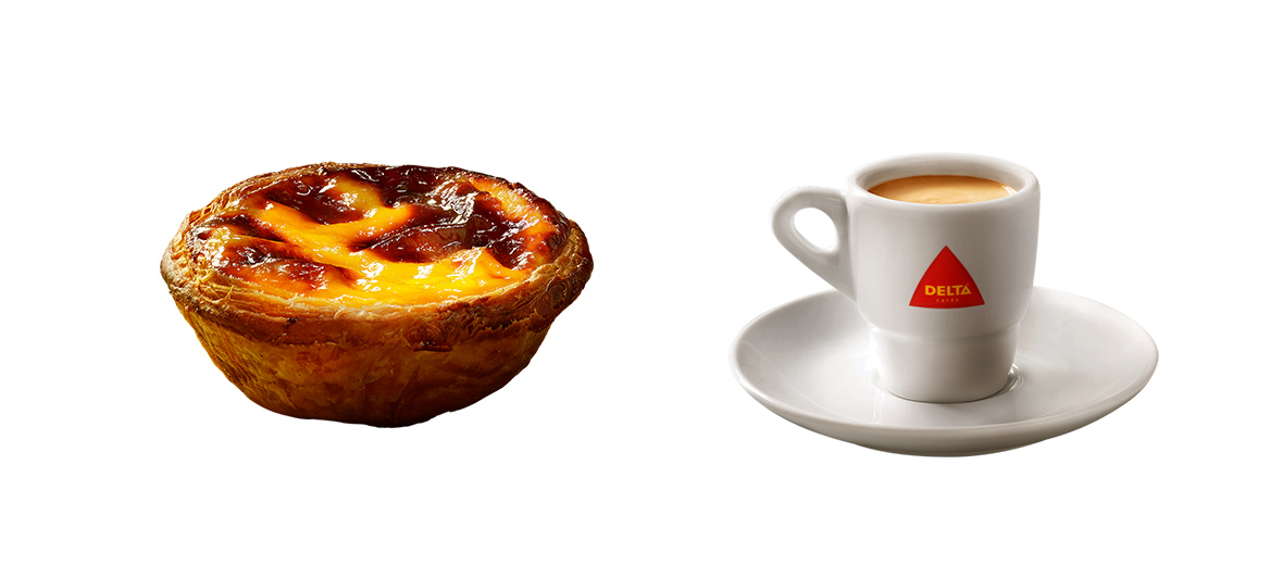 McDonald’s Pastel de Nata and Delta Coffee 