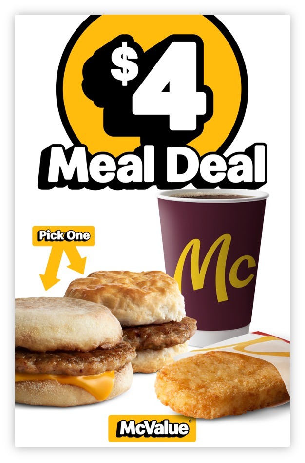 Meal Deal menu 4