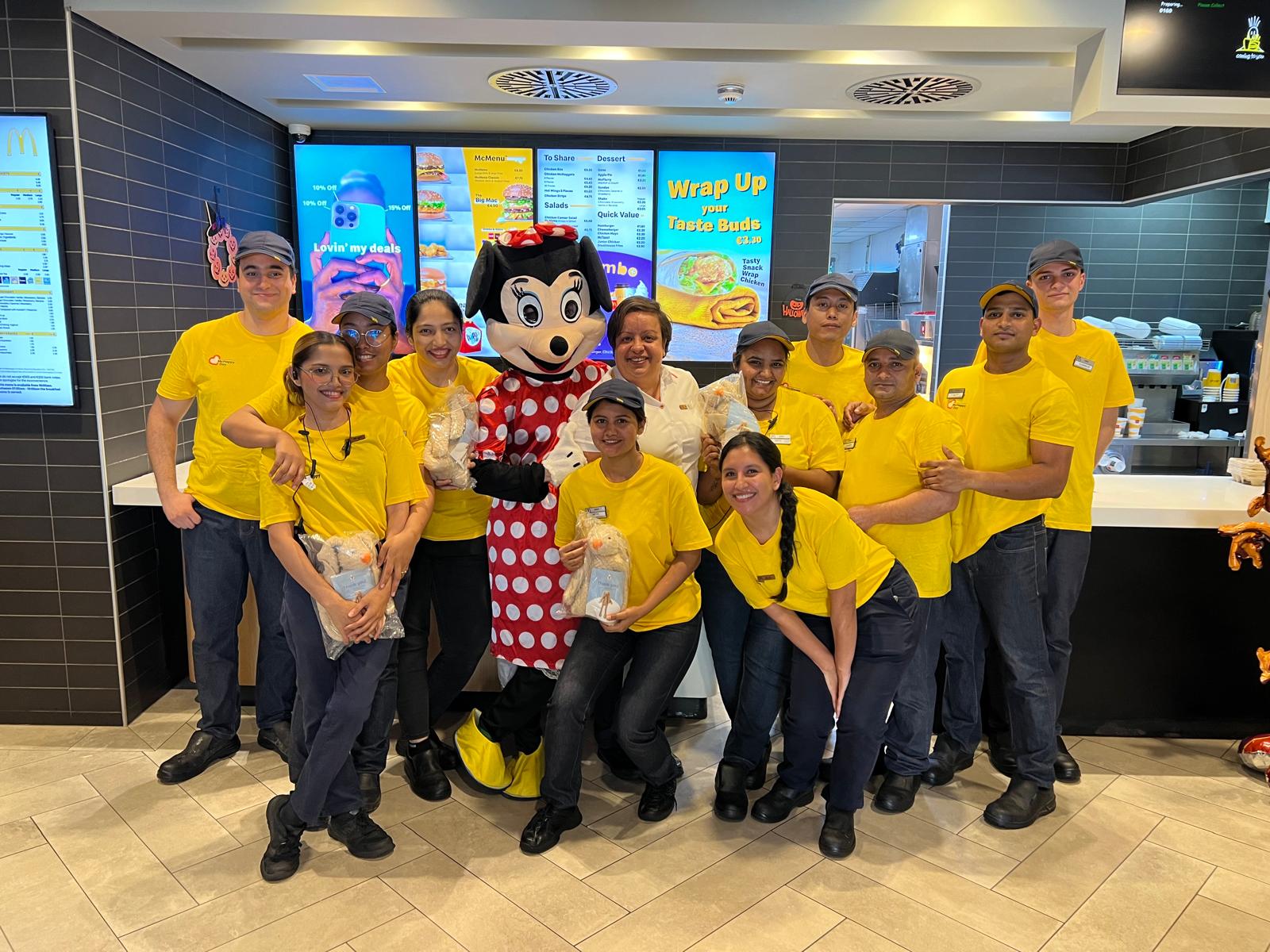 McDonald’s Malta team members pose for a photo on McHappy Day McDonald’s Malta team members pose for a photo on McHappy Day