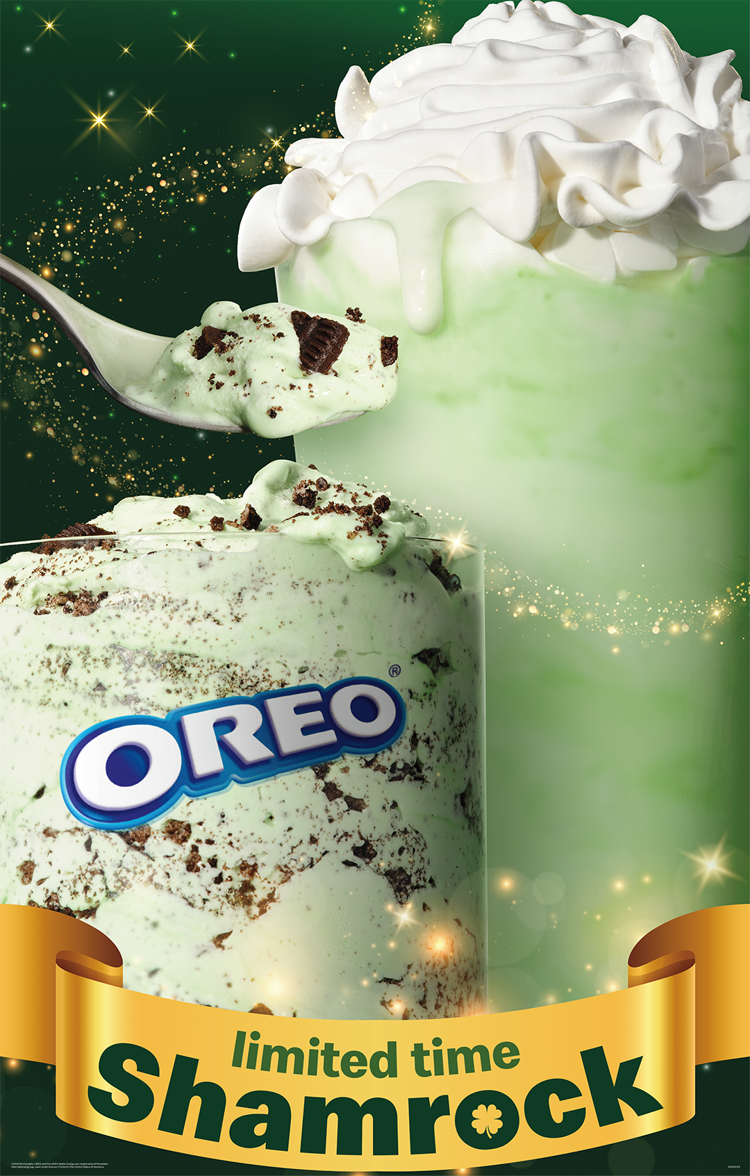 Shamrock Shake® and OREO® Shamrock McFlurry®